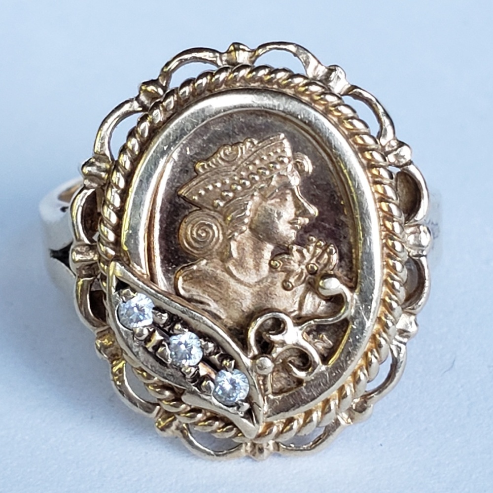 SOLD on Merc - Credit Suisse Cameo Diamond Ring